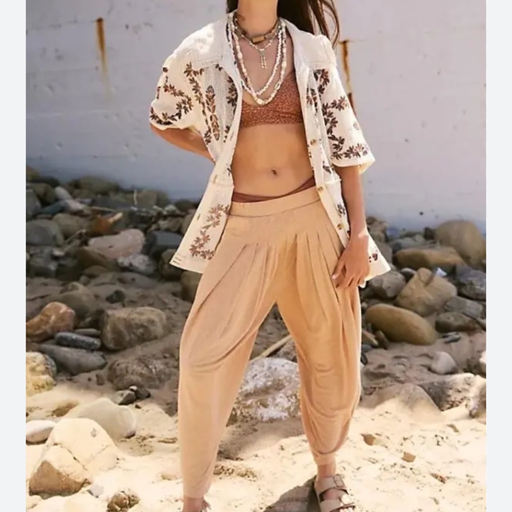 NWT $68 FREE PEOPLE MAZY PANTS XS